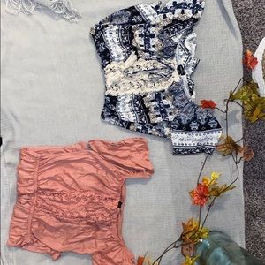 Off the shoulder rompers